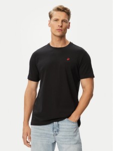 Beverly Hills Polo Club T-Shirt P-SS26M-TS5022 Czarny Regular Fit