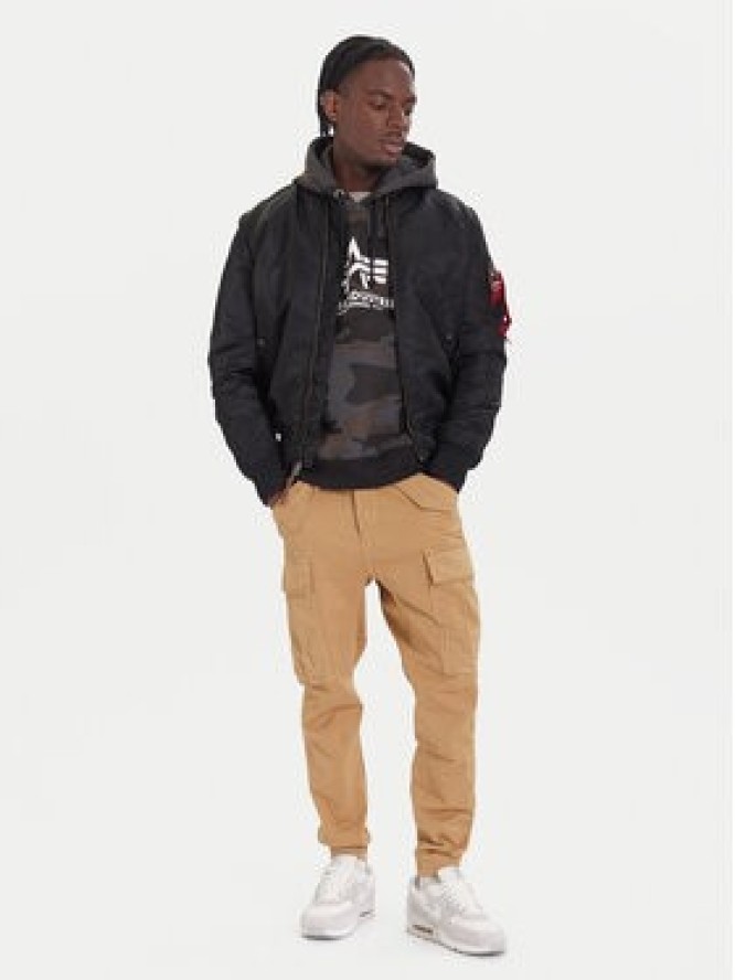 Alpha Industries Kurtka bomber Ma-1 Vf 59 Long 168100 Czarny Slim Fit