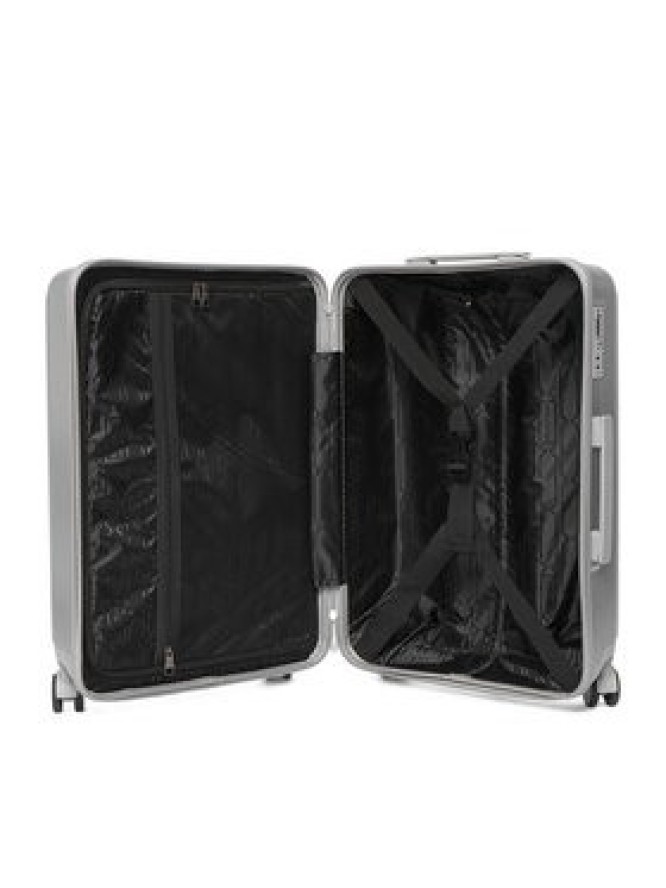 Hunter Walizka średnia CEO-HUNTER-M-002-08-SILVER Srebrny