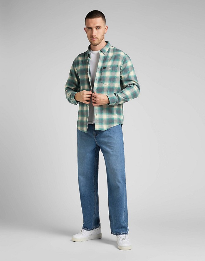 MĘSKA KOSZULA LEE RIVETED SHIRT L66IDODO 112321895