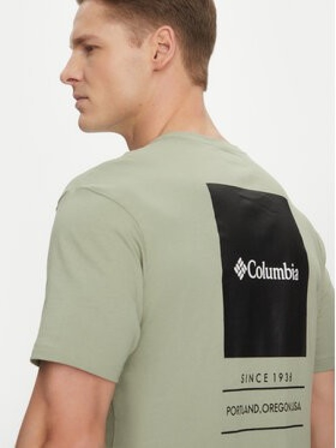 Columbia T-Shirt Barton Springs™ 2058331 Zielony Regular Fit