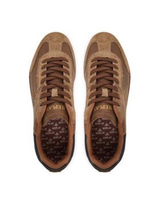 REPLAY Sneakersy GMSD7.000.C0004S Brązowy