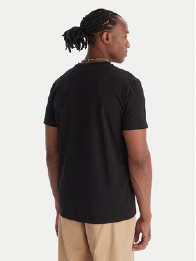 Kappa T-Shirt Authentic Nuria 341V2UW Czarny Regular Fit