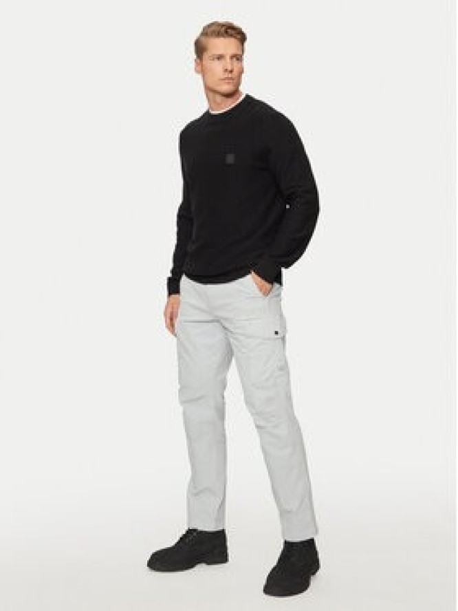 Boss Spodnie materiałowe Sista-Cargo-4 50523137 Szary Regular Fit