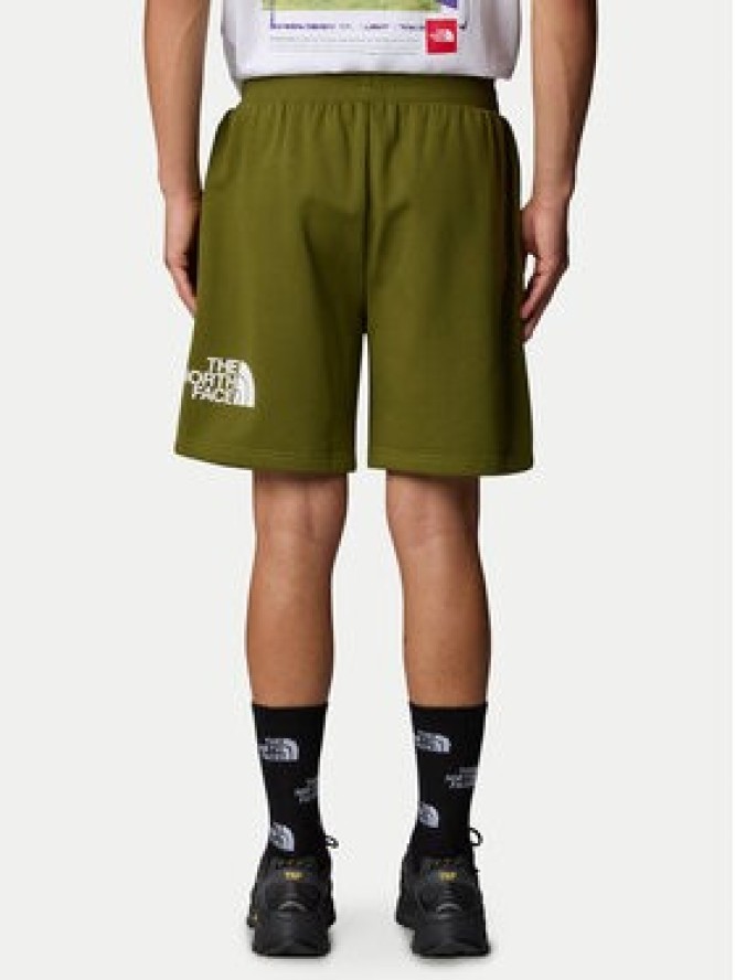 The North Face Szorty sportowe Easy NF0A8C2S Zielony Regular Fit