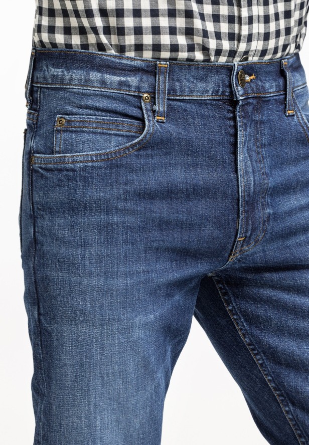 LEE RIDER MĘSKIE SPODNIE JEANSOWE JEANSY DŻINSY WORN FROM RAW L701KNHD 112321976