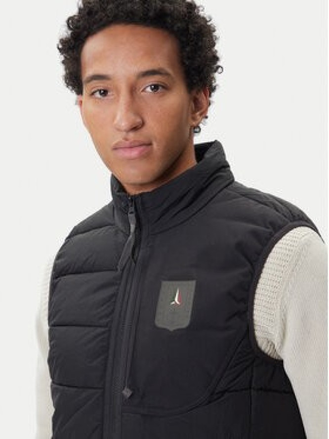 Aeronautica Militare Kamizelka 252AB3023UCT04214 Czarny Regular Fit