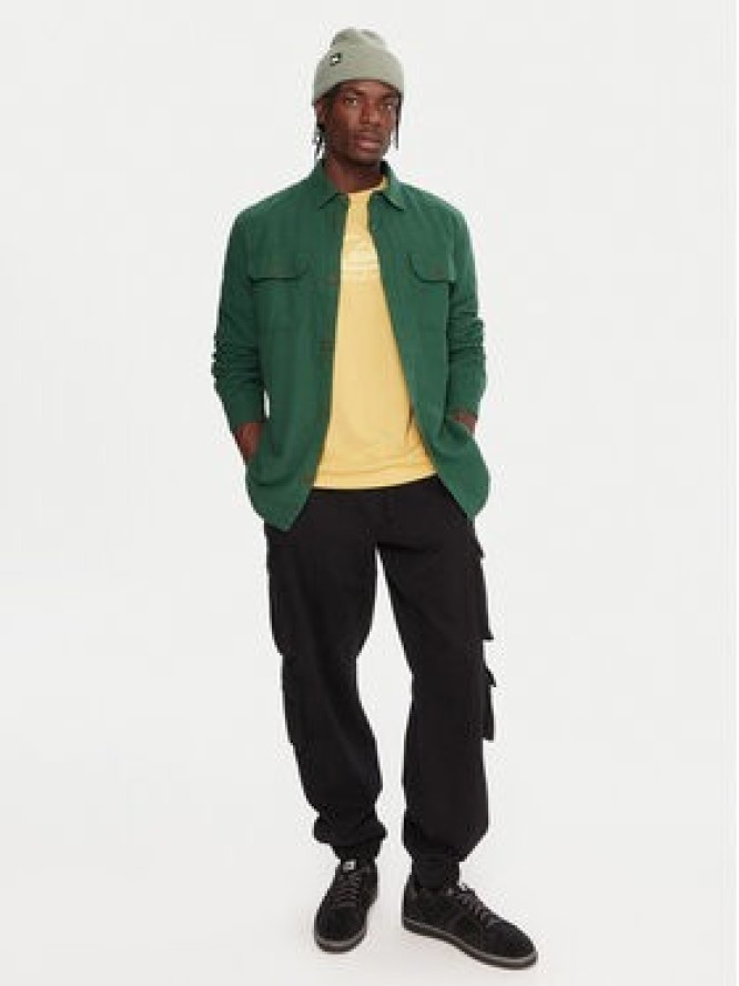 Quiksilver Koszula Husson EQYWT04668 Zielony Regular Fit