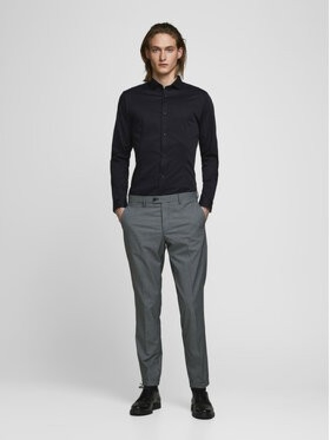 Jack & Jones Koszula Parma 12097662 Czarny Super Slim Fit