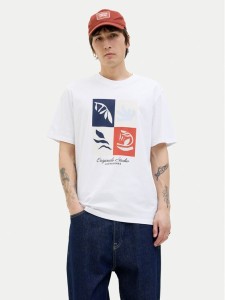 Jack & Jones T-Shirt Canggu 12277220 Biały Regular Fit