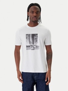 HUGO T-Shirt Deyss 50553755 Biały Regular Fit