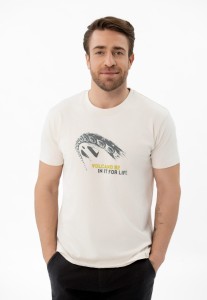 T-shirt z printem T-INIT