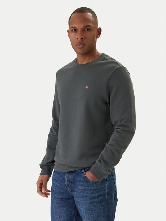 Napapijri Bluza Balis NP0A4H89 Zielony Regular Fit