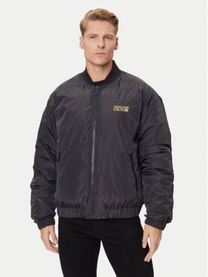 Versace Jeans Couture Kurtka puchowa 79GAUD16 CQSD3 Czarny Regular Fit