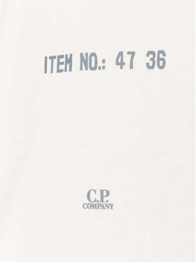C.P. Company T-Shirt 18CMTS107A110301W Biały Regular Fit