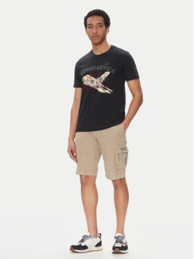 Aeronautica Militare T-Shirt 251TS2406J641 Granatowy Regular Fit