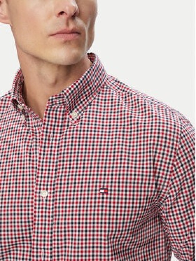 Tommy Hilfiger Koszula Gingham MW0MW43319 Czerwony Regular Fit
