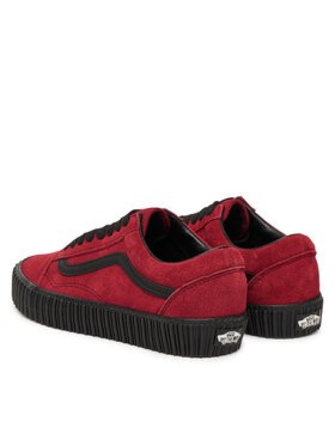 Vans Sneakersy Old Skool Creeper VN000DCEBRD1 Bordowy