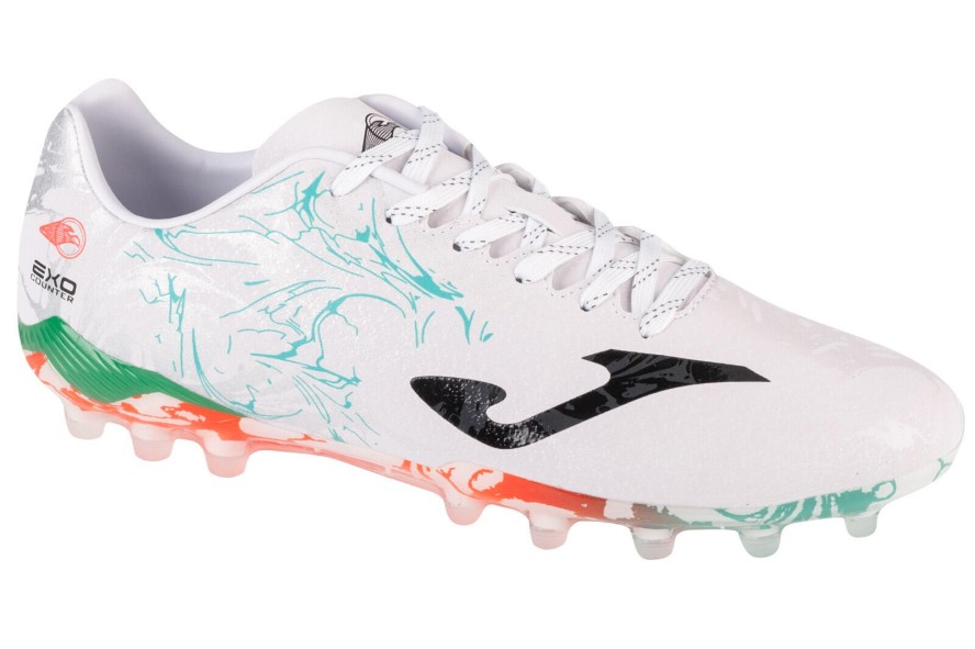 Buty piłkarskie Mężczyzna Joma Supercopa 24 Terrain biały