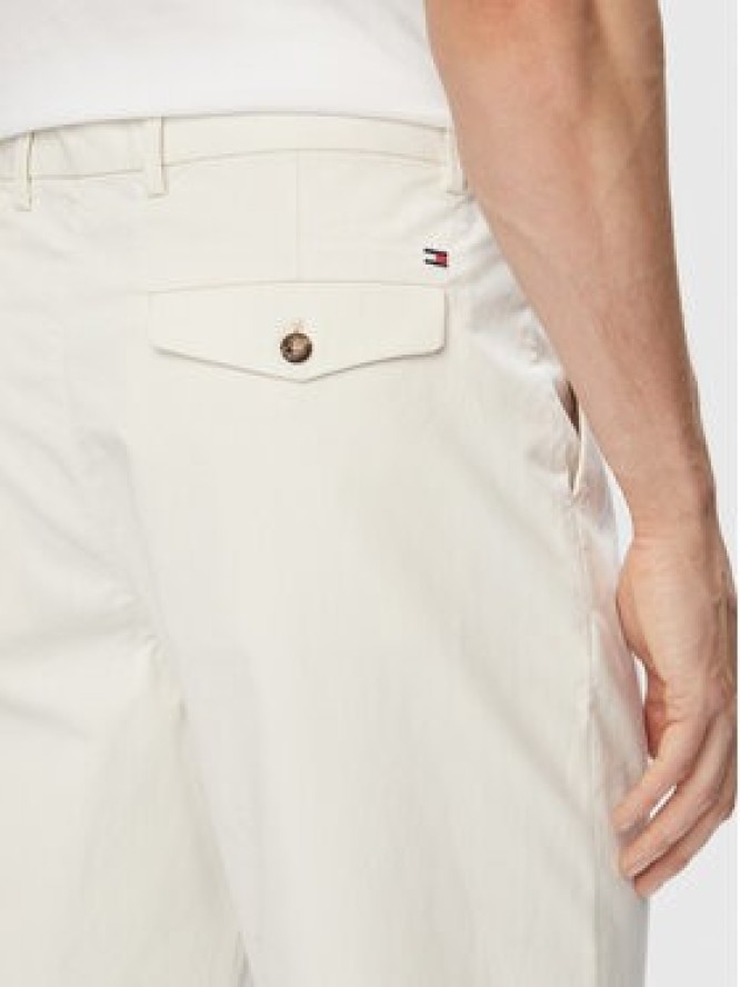 Tommy Hilfiger Spodnie materiałowe Harlem MW0MW43158 Beżowy jasny Straight Fit