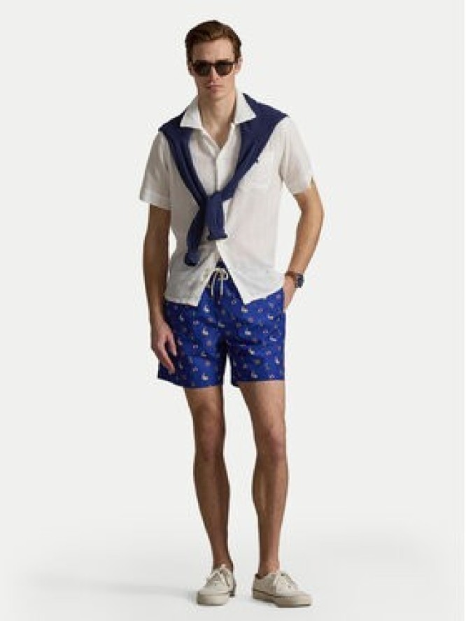 Polo Ralph Lauren Szorty kąpielowe 710B14030001 Granatowy Classic Fit