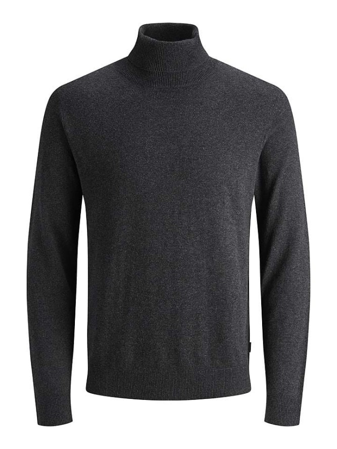 Jack & Jones Sweter "Emil" w kolorze antracytowym rozmiar: S