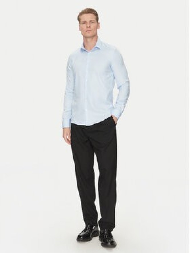 Calvin Klein Koszula K10K114316 Niebieski Slim Fit