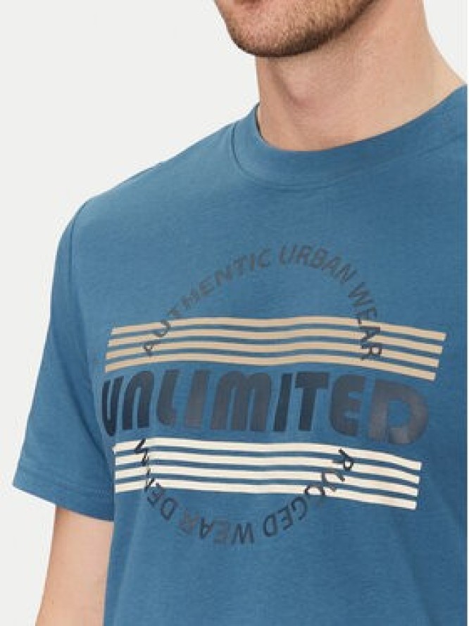 Blend T-Shirt 20718276 Niebieski Regular Fit