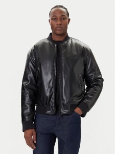 Versace Jeans Kurtka bomber 79GAS407 Czarny Regular Fit