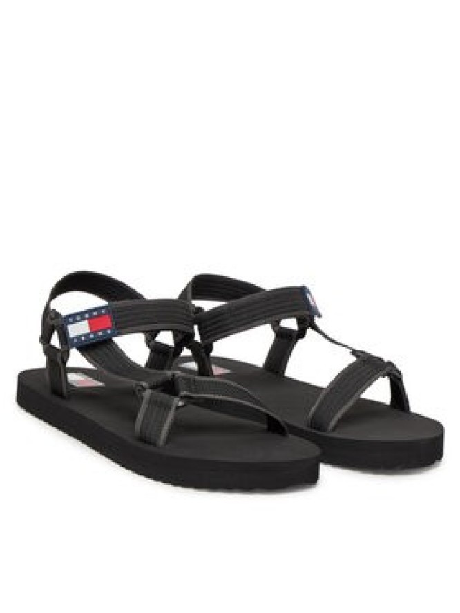 Tommy Jeans Sandały Tjm Casual Sandal EM0EM01563 Czarny