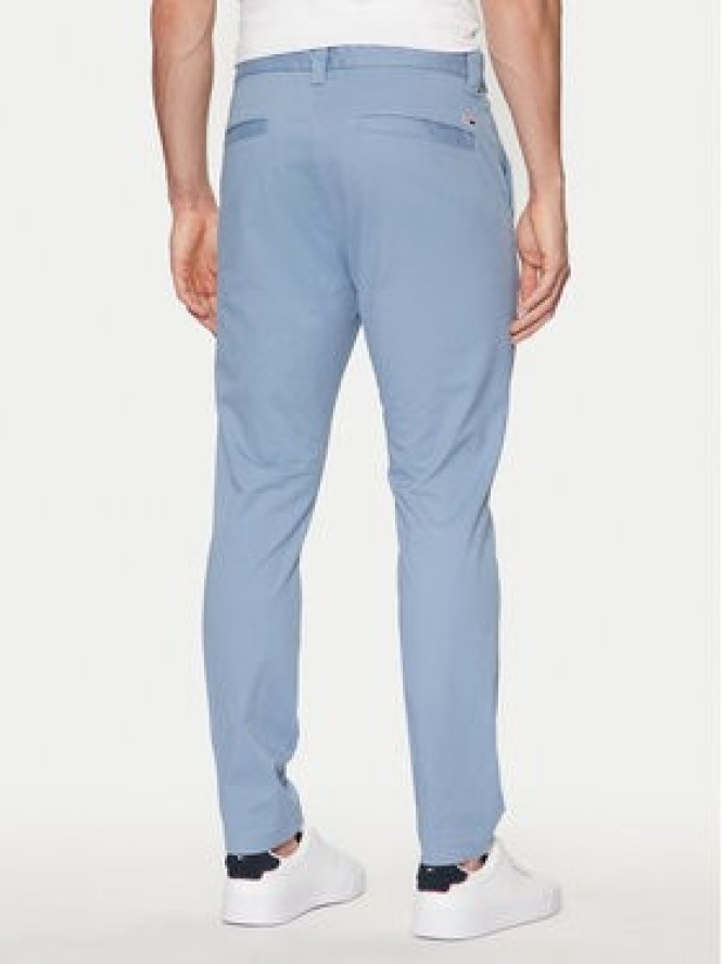 Tommy Jeans Chinosy Austin DM0DM20282 Niebieski Slim Fit
