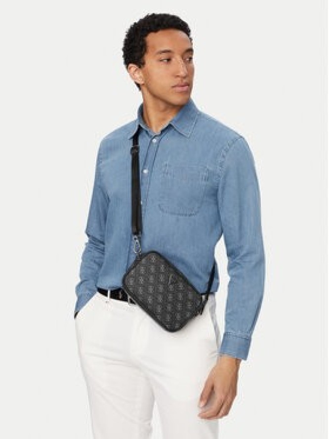 Guess Saszetka Vezzola Smart Accessories PMEVZL P3145 Czarny