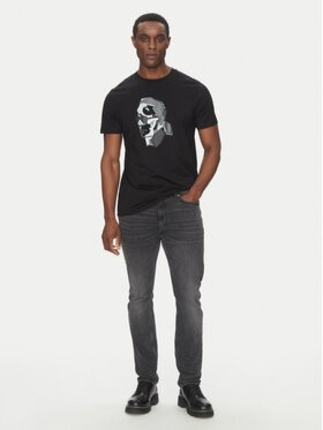 KARL LAGERFELD T-Shirt 755066 552241 Czarny Regular Fit