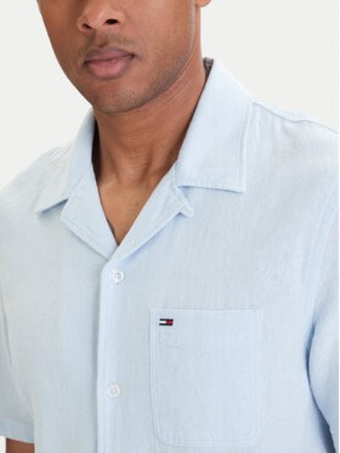 Tommy Jeans Koszula DM0DM23058 Błękitny Regular Fit