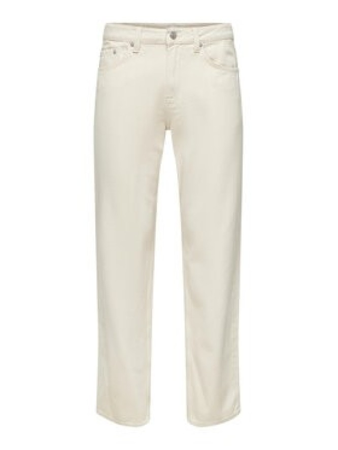 Only & Sons Jeansy 22025917 Biały Loose Fit