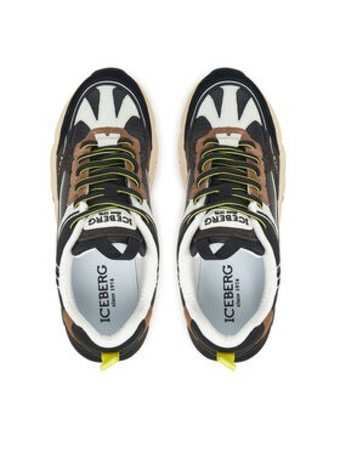 Iceberg Sneakersy IU1706 Brązowy