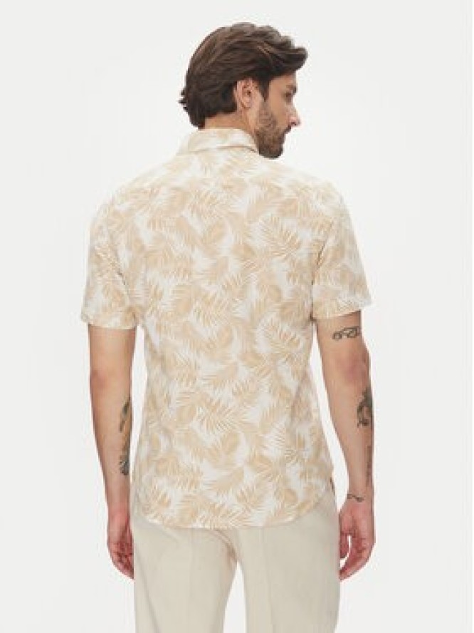 Pierre Cardin Koszula C6 45017.0484 Beżowy Modern Fit