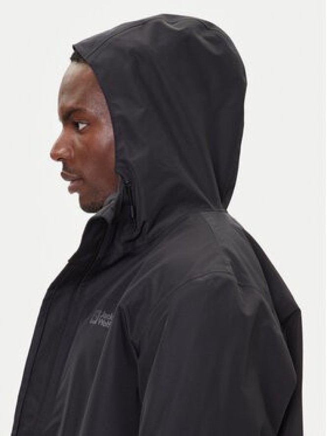 Jack Wolfskin Kurtka outdoor Taubenberg 3in1 1115311 Czarny Regular Fit