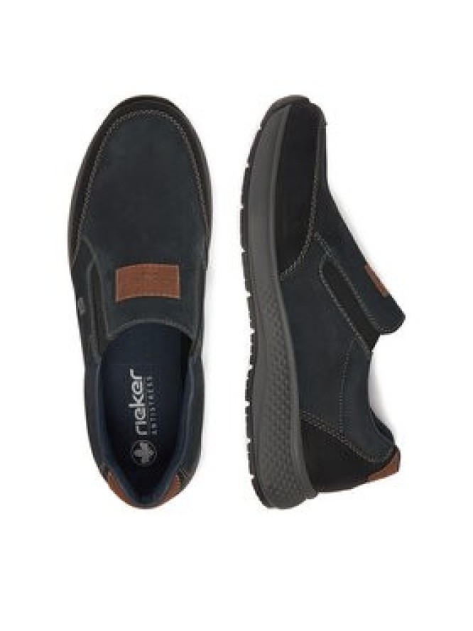 Rieker Półbuty B7654-02 Czarny