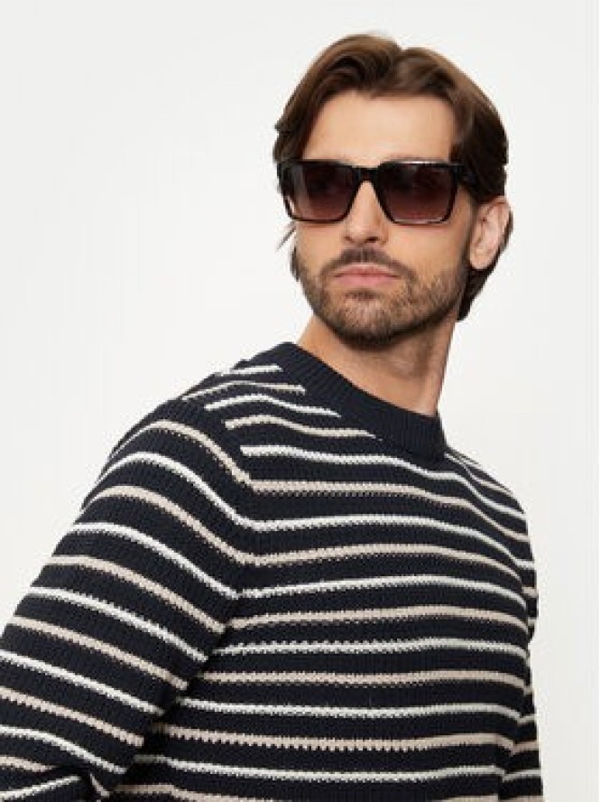 Jack & Jones Sweter Bronx 12264080 Granatowy Regular Fit