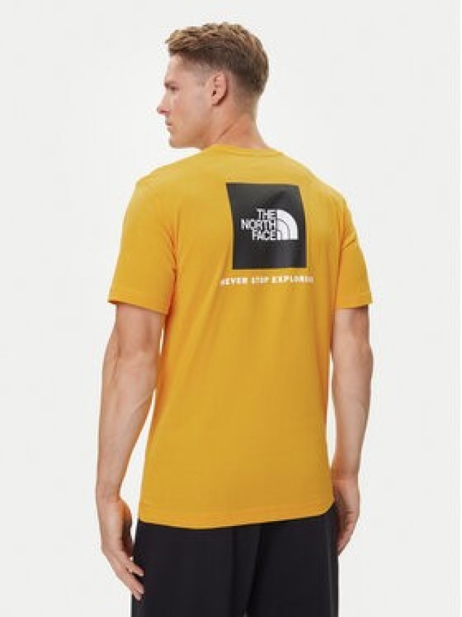 The North Face T-Shirt Redbox NF0A87NP Żółty Regular Fit