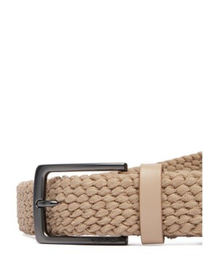 Calvin Klein Pasek Casual Pin Buckle 35Mm Fixed - LV04D7088G Beżowy