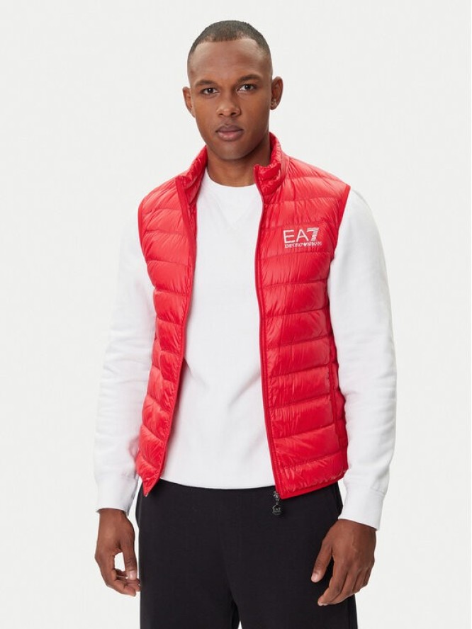 EA7 Emporio Armani Kamizelka 8NPQ01 PN29Z 1451 Czerwony Regular Fit