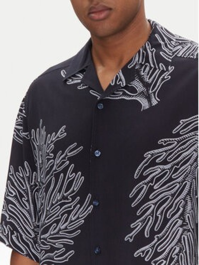 BOSS Koszula Lapisy_M 50538280 Granatowy Relaxed Fit