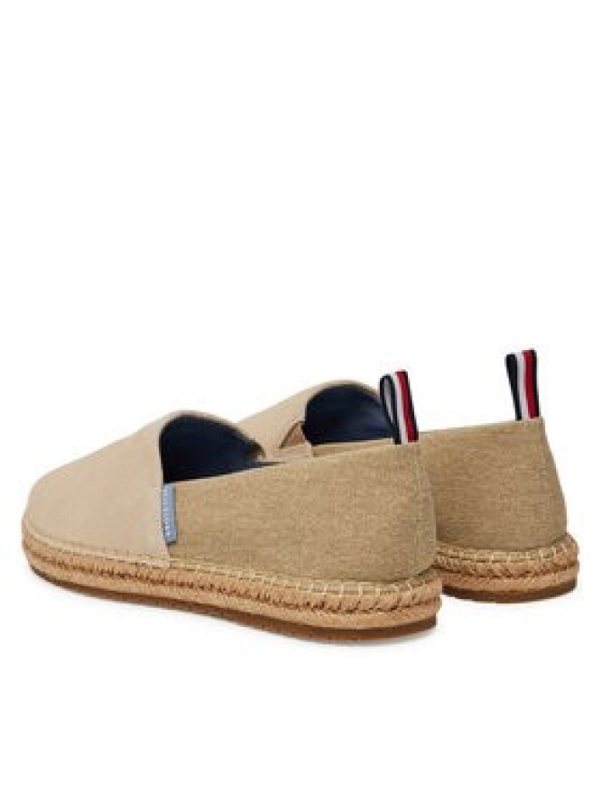 Tommy Hilfiger Espadryle Hilfiger Flex Mix Espadrille FM0FM05497 Beżowy