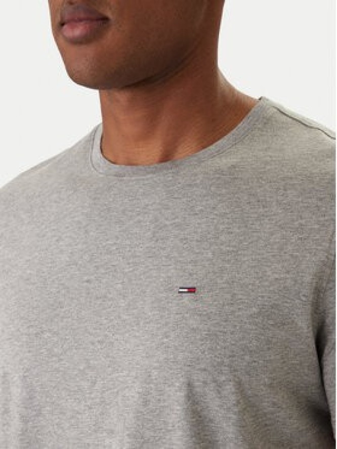 Tommy Jeans T-Shirt DM0DM04411 Szary Slim Fit