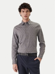 Guess Koszula M6GH18 W1713 Szary Regular Fit