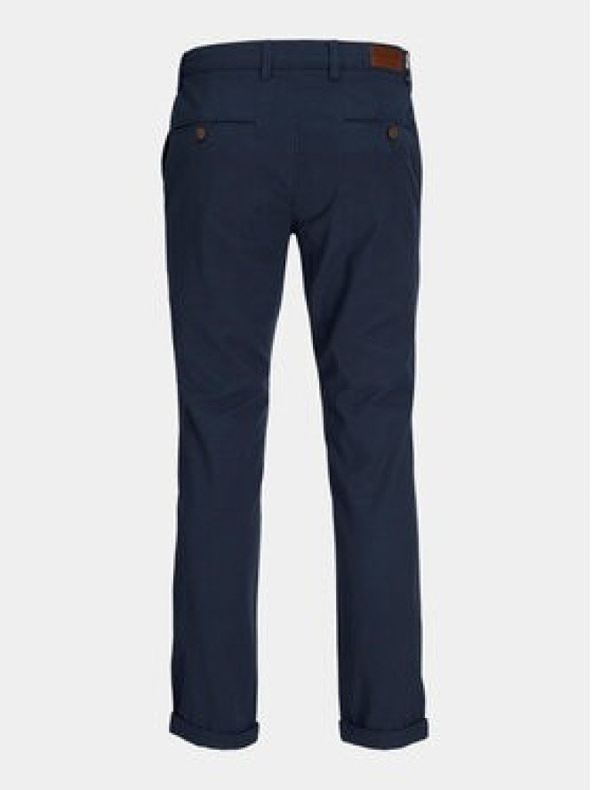 Jack & Jones Chinosy Marco 12206198 Granatowy Slim Fit