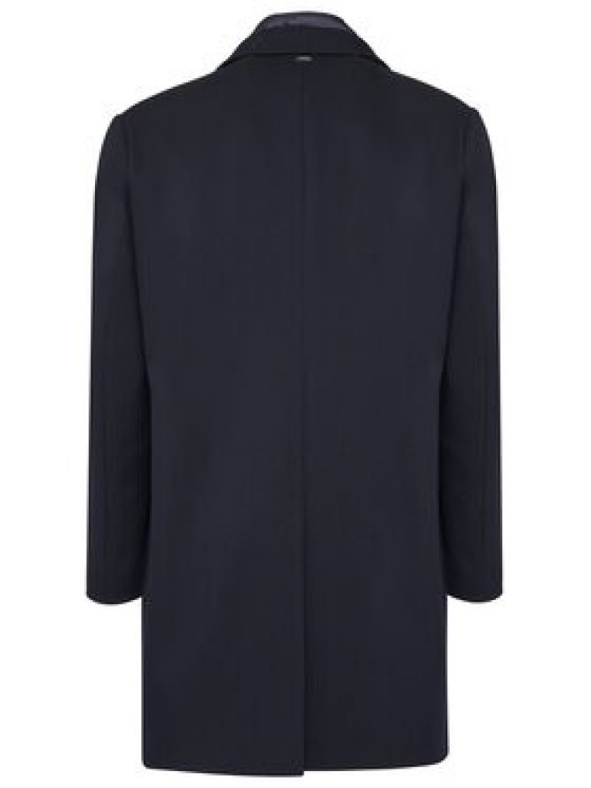 Bugatti Płaszcz wełniany 821628-84221 D Granatowy Regular Fit