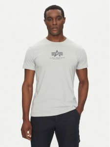 Alpha Industries T-Shirt Basic 118533 Szary Regular Fit